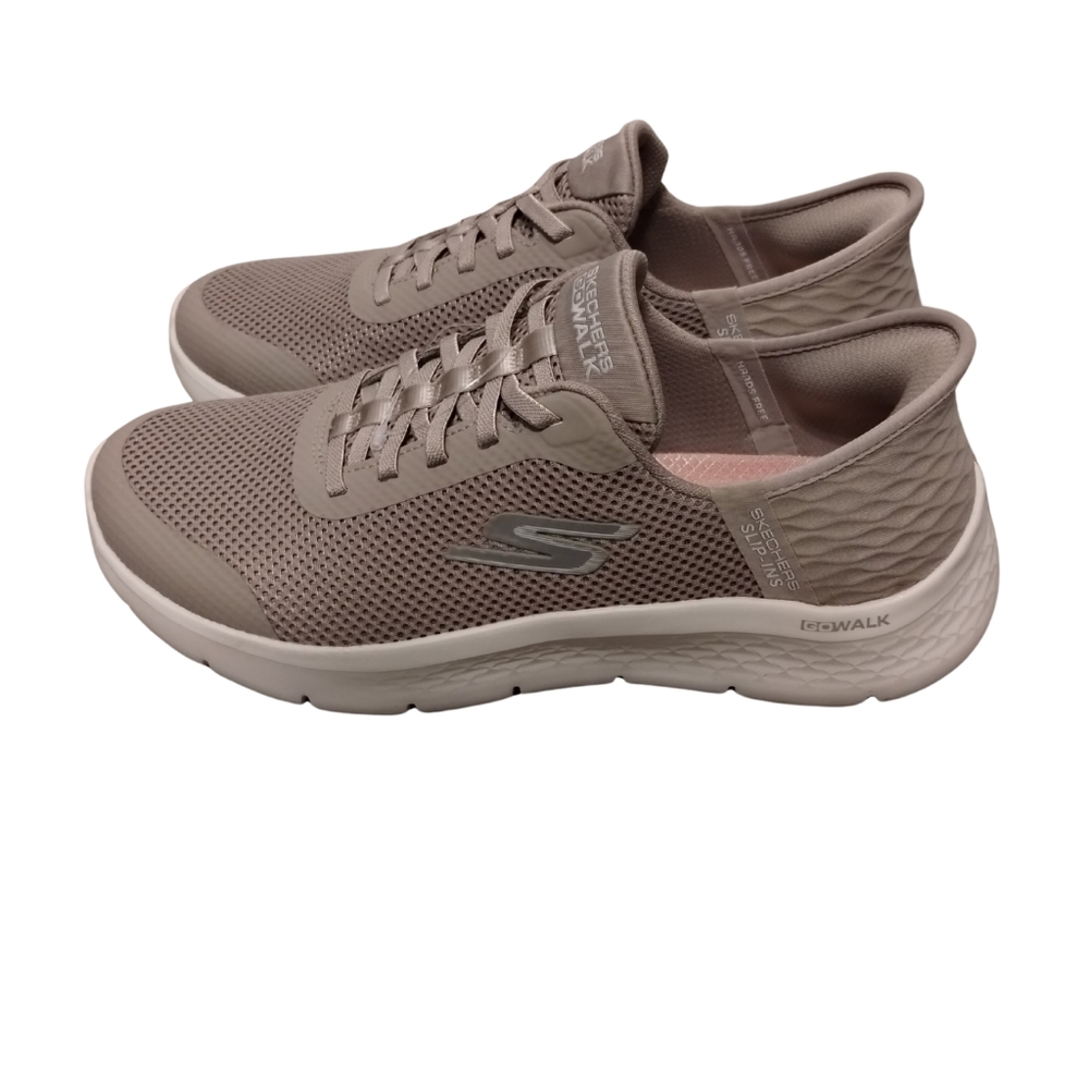 Skechers Taupe Athletic Shoes - Picture 3 of 6